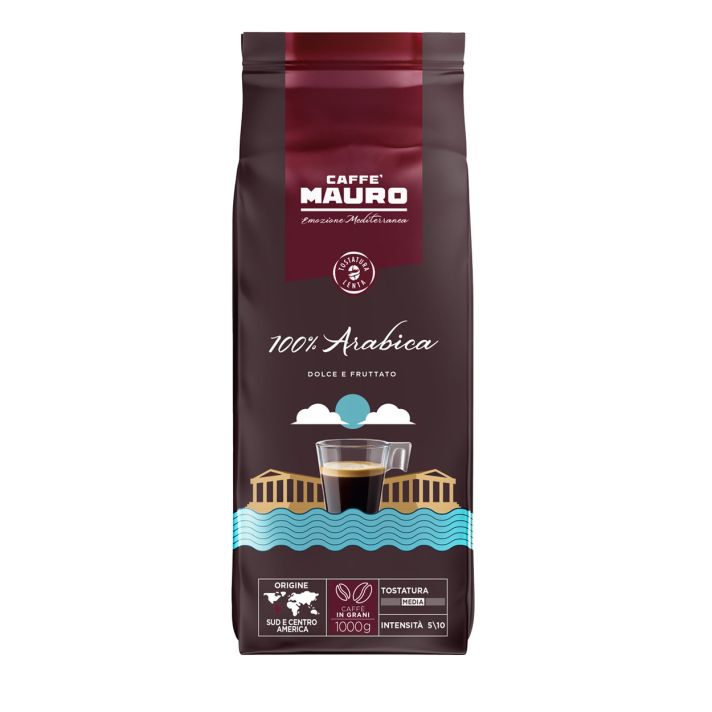 Mauro 100% Arabica Mediterraanean line Kaffeebohnen 1kg
